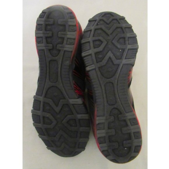 red-on-black sneakers  Sz 7 - Picture 6 of 6